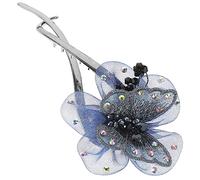 WOONEKY Elegant Butterfly Hair Clip Non- Barrette for Women for Ponytails Parties and Daily Wear and Cloth Design Great for