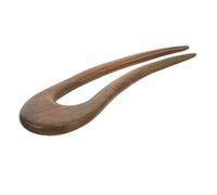 WOONEKY Elegant Chinese Hairpin Retro Wooden Hair Fork for Updo Comfortable Chignon Clip Unique Textured Hair Accessory for Thick Hair for Any Occasion