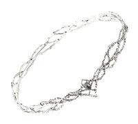 WOONEKY Elegant Vintage Bridal Crown Headband Lightweight Metal Headdress for Weddings Banquets Charming Headdress Understated Luxury Design for Flower Brides