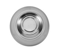 WOONEKY Ergonomic Elevated Cat Bowl Stainless Steel with Stable Base Angled Design for Comfortable Eating Slip Pet Feeder Dish for Small Dogs and Indoor Cats Easy to Clean