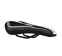 WOONEKY Ergonomic Hollow Bike Saddle Mountain Bike Seat Breathable Leather Easy to Clean for Long Distance Riding