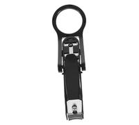 WOONEKY Ergonomic Nail Scissors Magnifying Glass Long Handled Toe Nail Clippers for Seniors File Pedicure Clippers Manicure Tools Cutters Random Style
