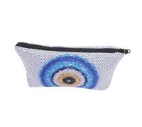 WOONEKY Evil Eye Makeup Bag Cosmetic Organizer for Women Travel Toiletry Bag with Unique Print for Cosmetics and Toiletries The Go