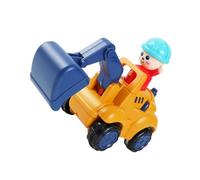 WOONEKY Excavator Pull Back Construction Vehicle for Boys and Sturdy Design for Interactive Play and Home Decoration Stimulates Curiosity and Practical Skills