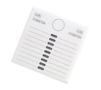 WOONEKY Eyelash Extension Acrylic Pallet Tray Large Lash Stand for Salon and Home Use Use False Lashes Holder for Volume Fan Making Space-Saving Eyelash Extension Tool