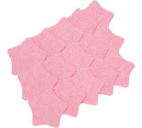 WOONEKY Facial Cleansing Pads Versatile Cleaning Tool Natural Wood Pulp Cotton 25pcs Thick Makeup Remover Pads Star-shaped Exfoliating Face Skin-friendly for On-the-go Use