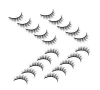 WOONEKY False Eyelashes 10 Pairs Natural False Lashes Individual Eyelashes Kit for Women Easy to Apply