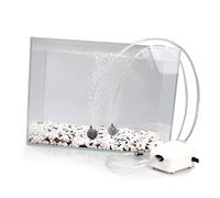 WOONEKY Fish Tank Air 12 Pieces Airstones Oxygenating Bubble Diffuser for Aquarium