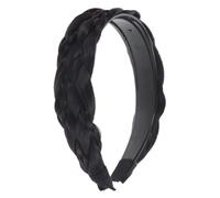 WOONEKY Fishbone Braid Headband for Women Braid Hair Hoops Headband Wig Teeth Curly Accessories Women Headdress Hair Accessory