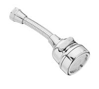 WOONEKY Flexible Kitchen Faucet Sprayer Attachment with Adjustable Hose Lengths Rotating Swivel Aerator Nozzle Water Saving Extender for Sink Cleaning and Cooking Tasks