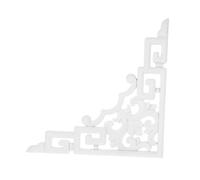 WOONEKY Flexible Peel and Stick Molding Trim for Ceiling and Wall Faux Plaster Decorative Corner Decal Easy DIY Installation Durable White Wall Border Stickers for Living Room and Bedroom