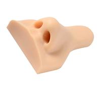 WOONEKY Flexible Silicone Nose Model for Piercing Practice Fake Nose Stud Face Gel Retainer
