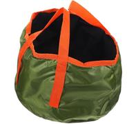 WOONEKY Foldable Water Basin for Camping and Travel, Double Handles | Polyester Build, Leak Resistant Support, Upright Stability, for Car Camping, Anglers, Camp Dishes