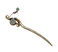 WOONEKY Folk-custom Hairpin Tassel Design Vintage Hair Chopstick for Elegant Updo Hairstyles Alloy Hair Fork for Weddings and Special Occasions