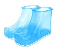 WOONEKY Foot Bath Shoes Comfortable Foot Soaking Tub for Relaxing Massage at Home Blue Color Easy to Clean Reusable