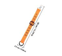 WOONEKY Football Referee Wristband with Sliding Side Clip Nylon Chain Clip Comfortable Down Indicator for Professional Soccer Officials Match Use