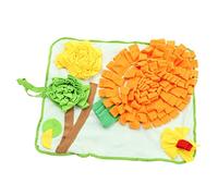 WOONEKY Foraging Mat Pet Treats Dispenser Bunny Snuffle Mat Pet Foraging Toy Guinea Pig Toys Rabbit Ball Smell Training Energy Burn Weight Management