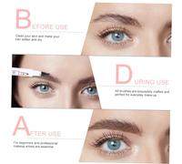 WOONEKY Four-pronged Eyebrow Pen 2pcs Micro-fork Tip Eyebrow Pencil Chestnut Shade Natural Looking Makeup for Precise Brow Styling