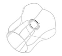 WOONEKY French Style Vintage Metal Lamp Shade Frame DIY Holder for Table Lamps and Pendant Lights for Home Office Cafe Use Compatible with Various Light Shades