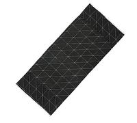 WOONEKY Fridge Cover with Creative Pocket Design Black Large Checkered Refrigerator Dust Protector for Washing Machines and Dryers Lightweight Durable Ventilated Dustproof Cover for Home