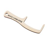 WOONEKY Funny Bald Man Wooden Comb Oversized Wide Tooth Grooming Tool for Pranks Luxurious Feel Durable Design for Easy Hair Management for Bald Friends