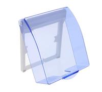 WOONEKY Gang Clear Outlet Cover Durable Wall Plate Protector for Safe Appliance Use Kitchen Bathroom Easy Installation Hard Design Cover