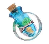 WOONEKY Glass Essential Oil Diffuser Pendant for Necklace Small Decorative Perfume Bottle