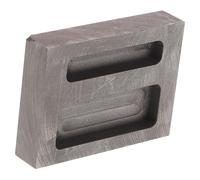 WOONEKY Graphite Ingot Mold for Metal Casting High Heat Crucible for Gold Silver Copper Melting Stable and Crack- Graphite Mold for Refining and Part Casting