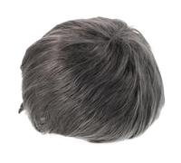 WOONEKY Grey Short Curly Wig for Black Women Natural-looking Layered Pixie Cut with Fringe Low Maintenance Resilient Design Versatile Everyday Wear Realistic Texture