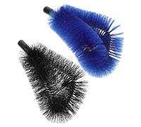 WOONEKY Gutter Cleaning Brush Heads 2pcs for Gutter Cleaner Tool Head, PP and Nylon Material, Multiple Cleanings and Easy Operation for Thorough Gutter Cleaning in Outdoor Use