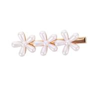 WOONEKY Hair Clip Duckbill Alligator Clip Pearl Decoration for Wedding Hair Accessories and Creative Headwear Styling for Women and Little Girls