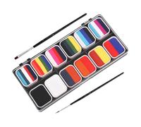 WOONEKY Halloween Face Painting Kit Water-soluble Body Paints for Boys and Girls Adults School Church Festival Party