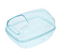 WOONEKY Hamster Bathing Basin Practical for Pets Compact and Transparent Design Hamster Supplies for Bathing and Grooming Sturdy Construction