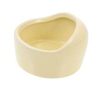 WOONEKY Hamster Feeding Dish Water Bowl Durable Ceramic Pet Food Storage Container for Small Animals Like Mice Rats Chinchillas and Guinea Pigs Compact Safe Easy to Clean