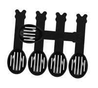 WOONEKY Hamster Sand Spoon and Bathtub Colander Spoons Set Small Size Plastic Hamster Bath Tool for Cleaning and Sand Scooping Suitable for and Cage Hygiene Random Color