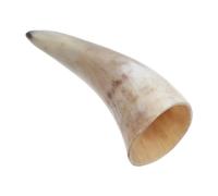WOONEKY Handmade Natural Horn Material Drinking Cup Ox Horn Mug Medieval Style with Unique Artistic Design Suitable for Photo Props and Cosplay for Decor and Entertainment