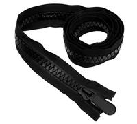 WOONEKY Heavy Duty Dual Pull Zipper for Jackets Coats Sewing Crafts Replacement Smooth Double Slider for Tents Bags Luggage