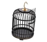 WOONEKY High-end Ebony Cricket Cage Storage Basket Small Cage for Indoor Outdoor Handmade