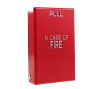 WOONEKY High Sensitivity Manual Fire Alarm Pull Station Button with Stress Activation and Heat Resistant Design for Office School Hotel and Mall Emergency Safety Systems