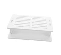 WOONEKY Hotel Front Desk Card Holder Organizer Sturdy Plastic Display Stand with Individual Slots Elegant Desktop Easel for Business Card Professional Tabletop Organizer for Office Hotel