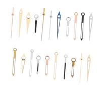 WOONEKY Hour Hands Minute Pointers Set Assorted Color Aluminum Plastic Easy to Install Portable Lightweight Clock Repair Tool for Watch Repairers