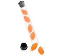 WOONEKY Indicator Floats Orange Foam Tube Bobbers High Visibility Unsinkable Fishing Floats Accessories for Freshwater Saltwater