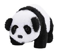 WOONEKY Interactive Crawling Panda for Small Lightweight Electric Plush Pet with and Head Shaking Fun Birthday Boys Develop Listening and Motor Skills