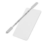 WOONEKY Korean Makeup Palette with Ring Stainless Steel Nail Art Tool for Lipstick Polish