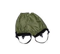 WOONEKY Lattice Snow Ankle Gaiters Lightweight Adjustable Foot Covers for Hiking and Outdoor Adventures Army Against Rain Mud and Cacti