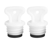 WOONEKY Leakproof Rubber Hot Water Bottle Stoppers 2pcs with 1.8cm Thread Screw on Plugs Reusable Seal Plugs for Hot Water Bottles, Suitable for Kitchens and Dining Rooms