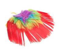 WOONEKY LED Light Up Mohawk Wig Hairstyle with Built Batteries for Christmas Halloween Party Cosplay and Sports Events Hair Decoration