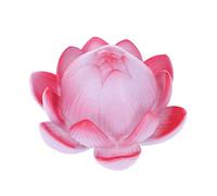 WOONEKY Led Solar Pond Lights Colorful Night Light Water Lily Garden Decor Red