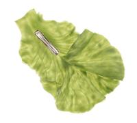 WOONEKY Lettuce Hair Clip for Girls Cute 2-Piece Hair Accessories Small Green Lettuce Hairpins Fun and Whimsical for Women and Teens for Cosplay and Daily Wear
