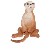 WOONEKY Lifelike Meerkat Figurine Simulation Animal Model for Plastic Meerkat for Gardens Classrooms Playtime Educational Wildlife Figure